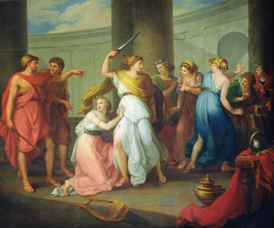 Achilles Recognized, 1799 by Nikolay Ivanovich Argunov